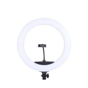 رینگ لایت  KY-BK448II Answer RGB RING LIGHT : دارای دهانه 48 سانتی‌متری، قابلیت تغییر نور زرد به سفید، دارای دمای رنگ 3200 تا 5500 کلوین، مجهز به ریموت کنترل، صفحه نمایش و آینه همراه، مناسب برای عکاسی و فیلمبرداری آماتور و حرفه‌ای، قابل استفاده توسط بلاگرها.