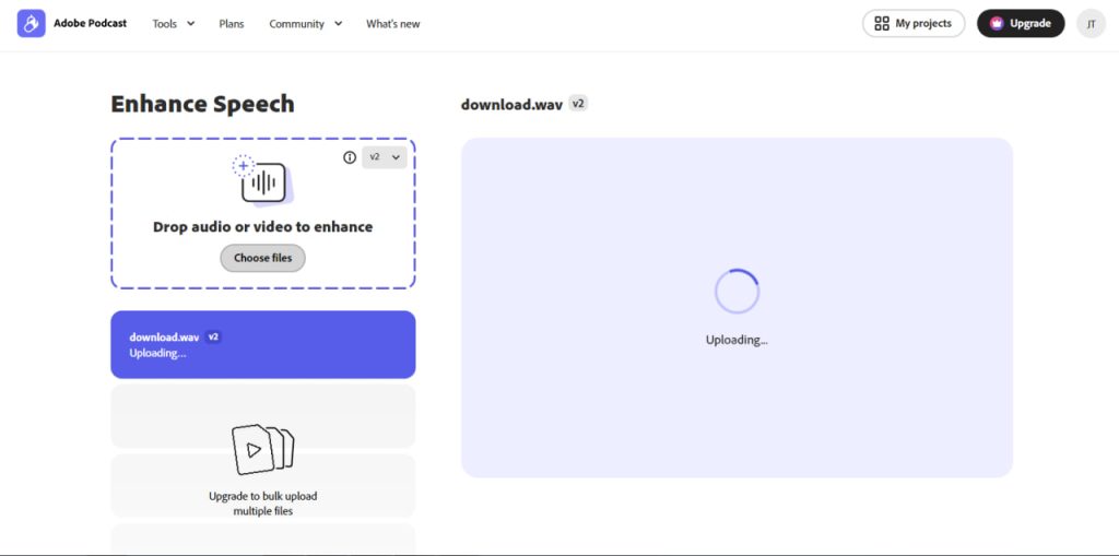هوش مصنوعی Adobe Enhance برای کاهش نویز صدا